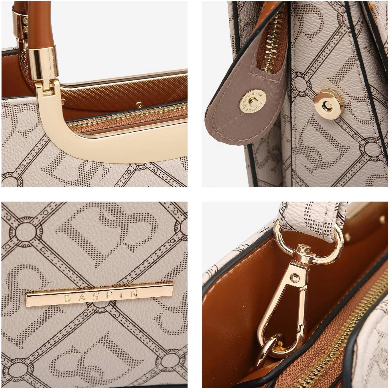 Womens Handbag Top Handle Shoulder Bag Tote Satchel Purse Work Bag with Matching Wallet