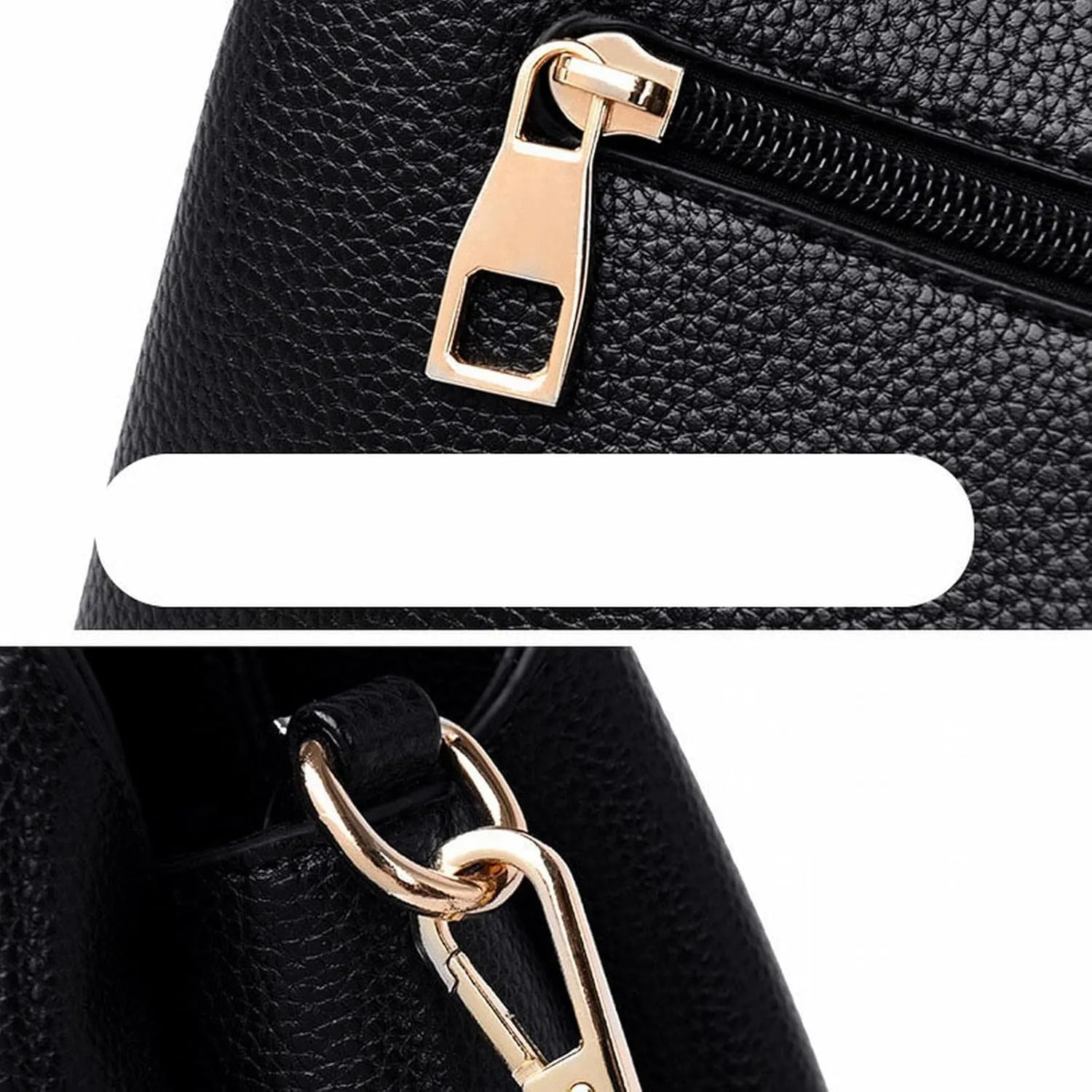 Women's Handbags Luxury Women Handbags Designer Shoulder Bags Leather Handbags Three-Layer Pocket Crossbody Bags for Women Tote Bag(Khaki)