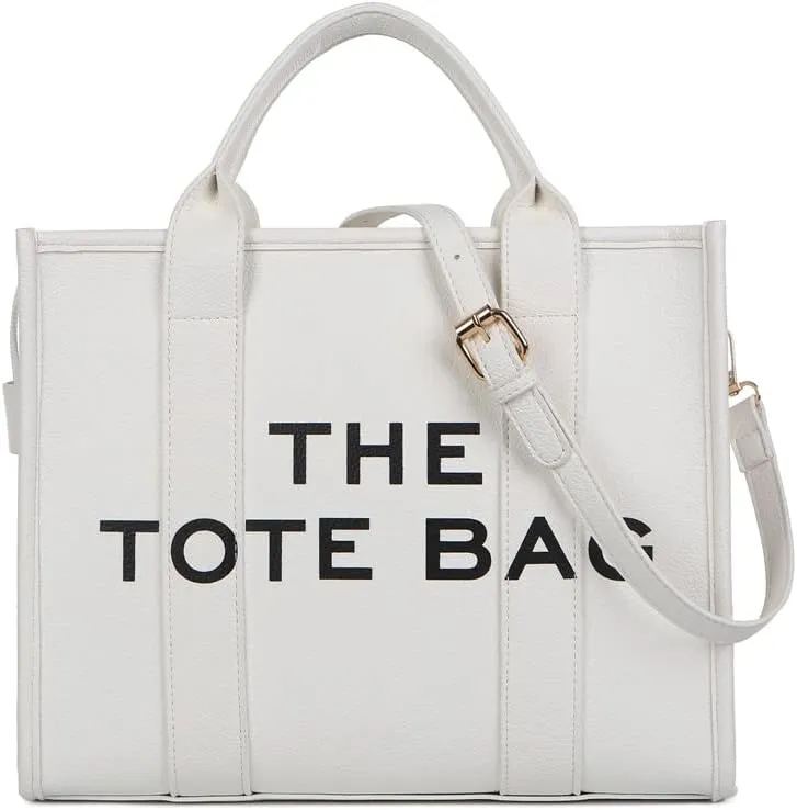 Women's Shoulder Bag, Crossbody Bag, Simple Leisure Large Capacity Shandbag, Solid Color Pu Alphabet Trent Tote Bag