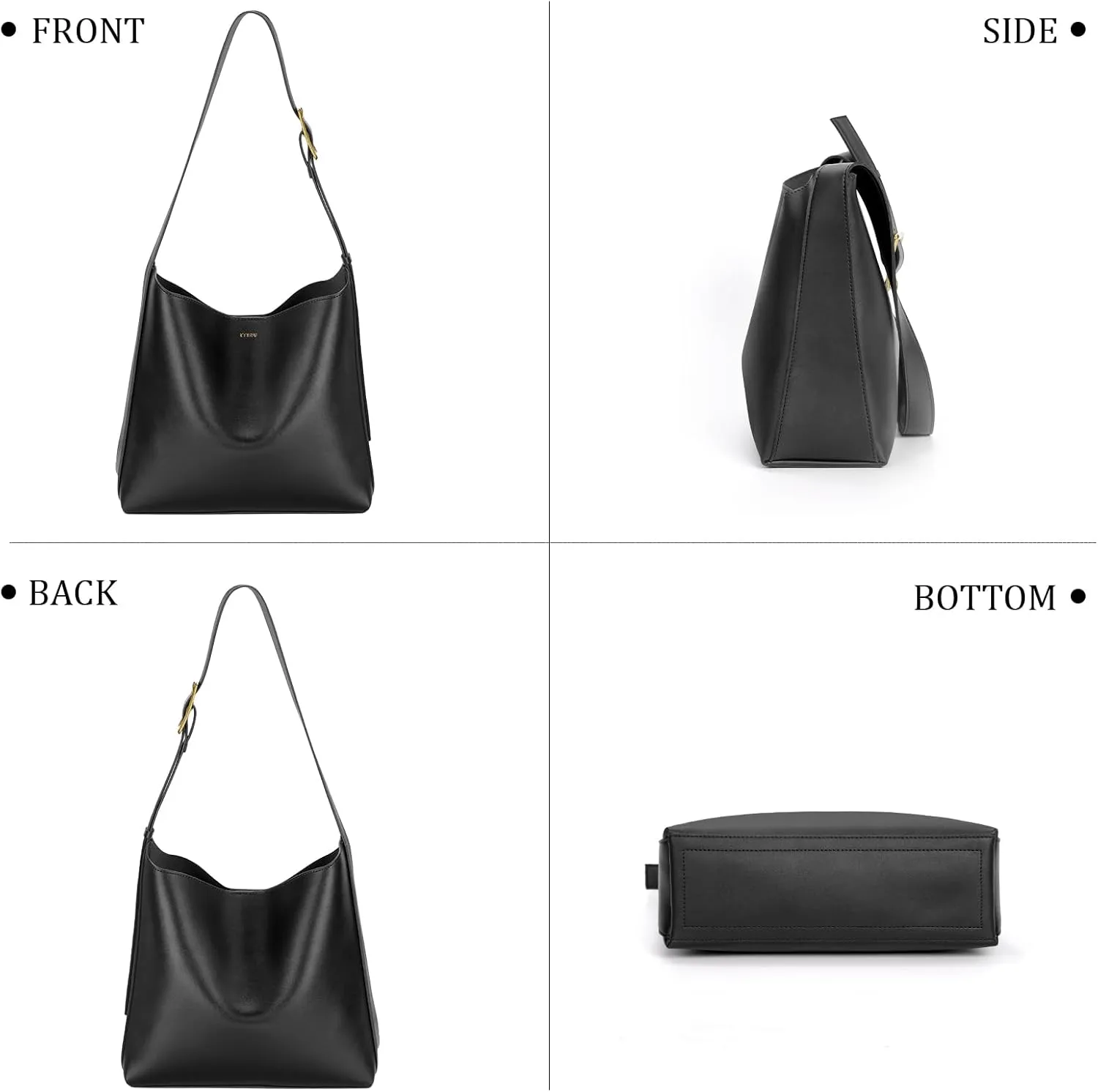 Women's Tote Bag Vegan Leather Travel Work Hobo Bags For Women Medium Slouchy Designer Handbags Fashion Purses