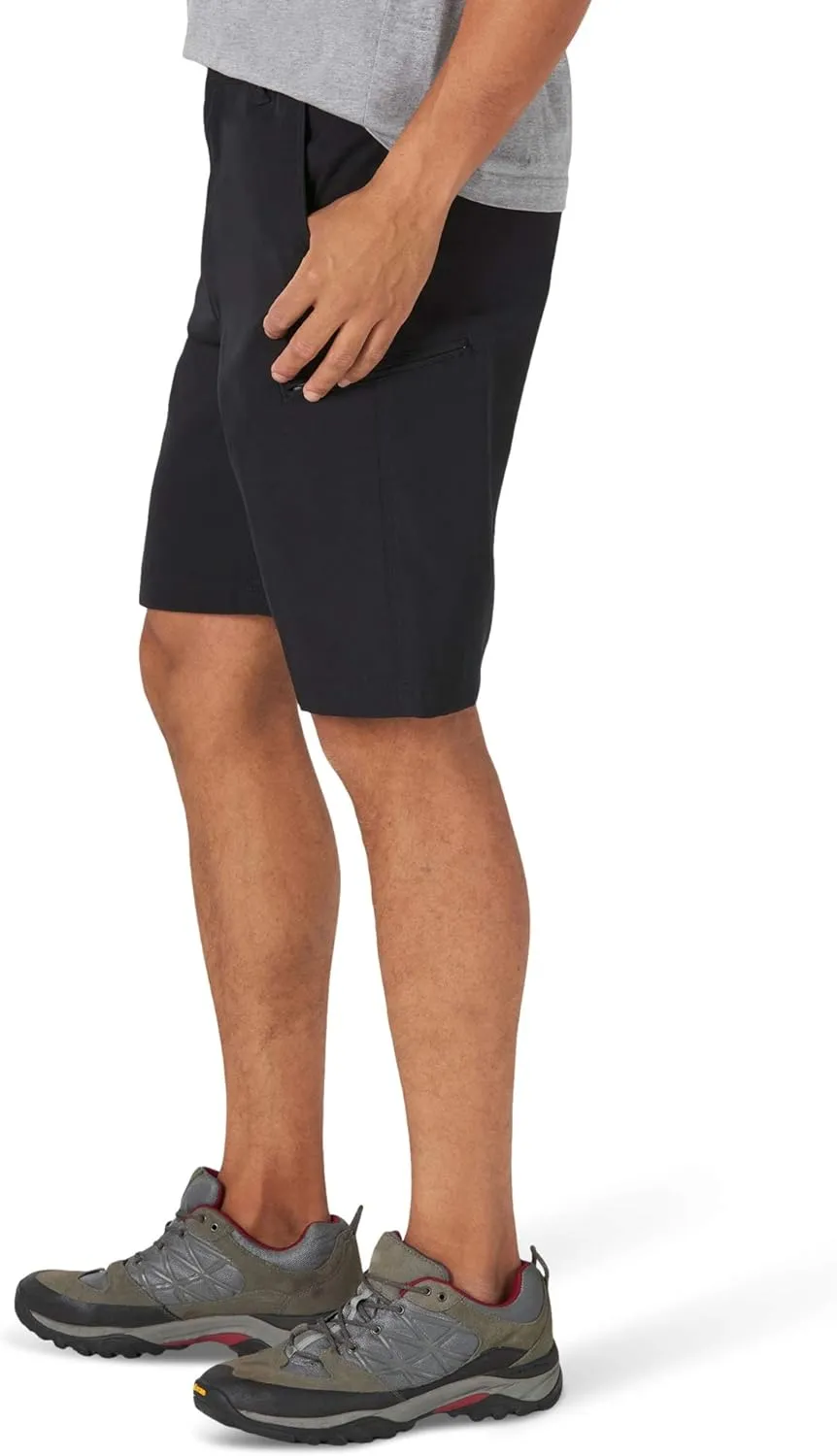 Wrangler Authentics Men's Performance Side Elastic Utility Short