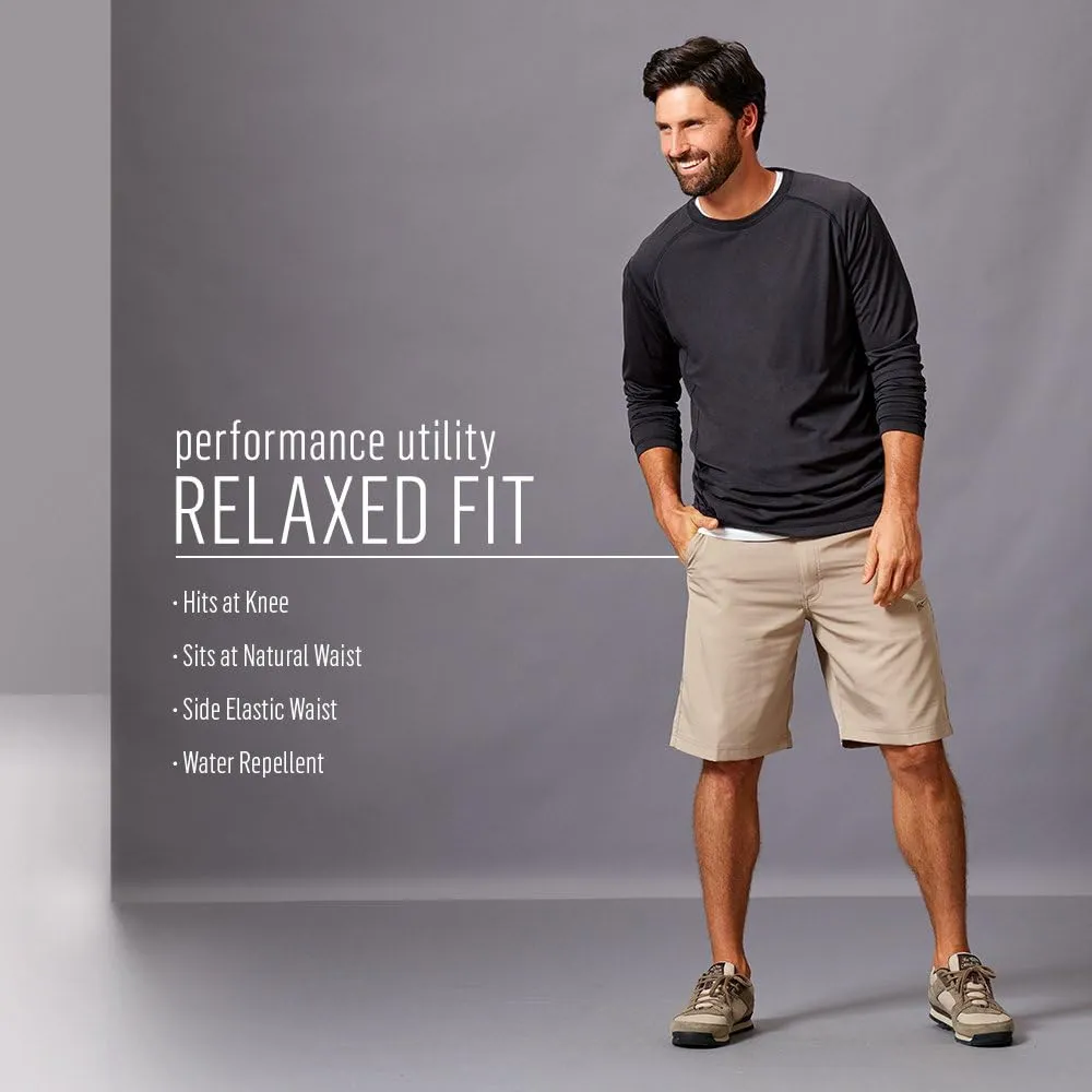Wrangler Authentics Men's Performance Side Elastic Utility Short
