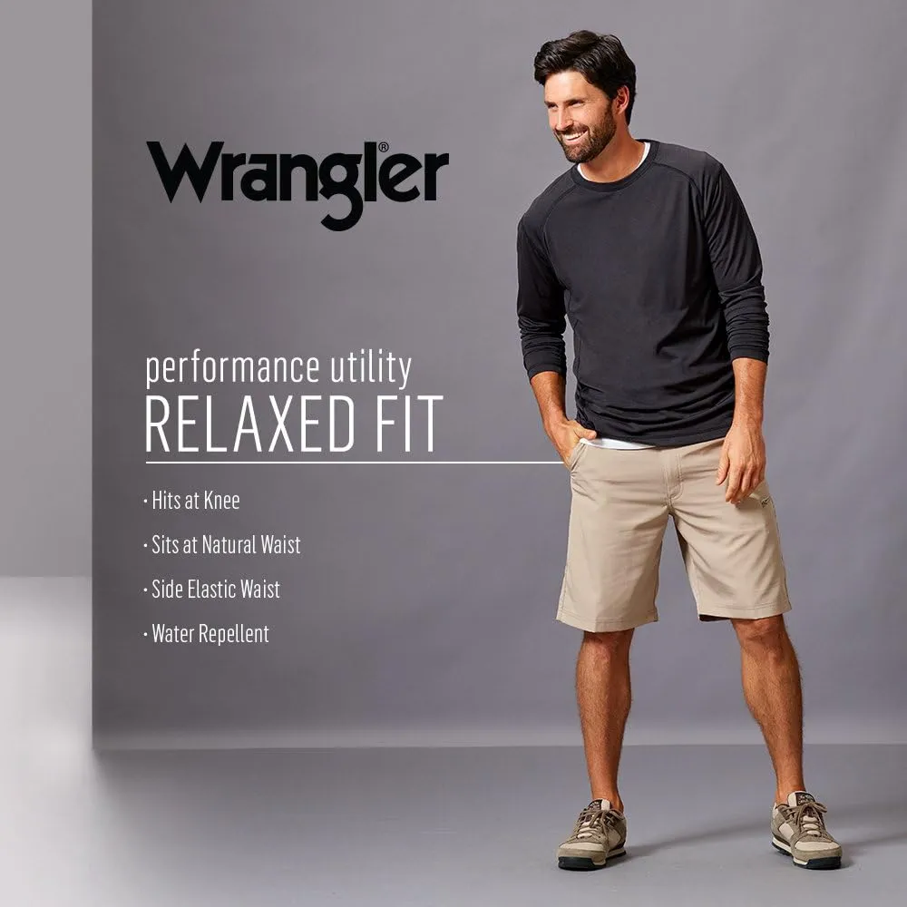 Wrangler Authentics Men's Performance Side Elastic Utility Short