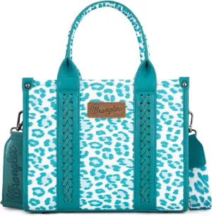 Wrangler Cow Print Tote Bag for Women Western Purse Boho Top Handle Satchel Handbag with Signature Strap