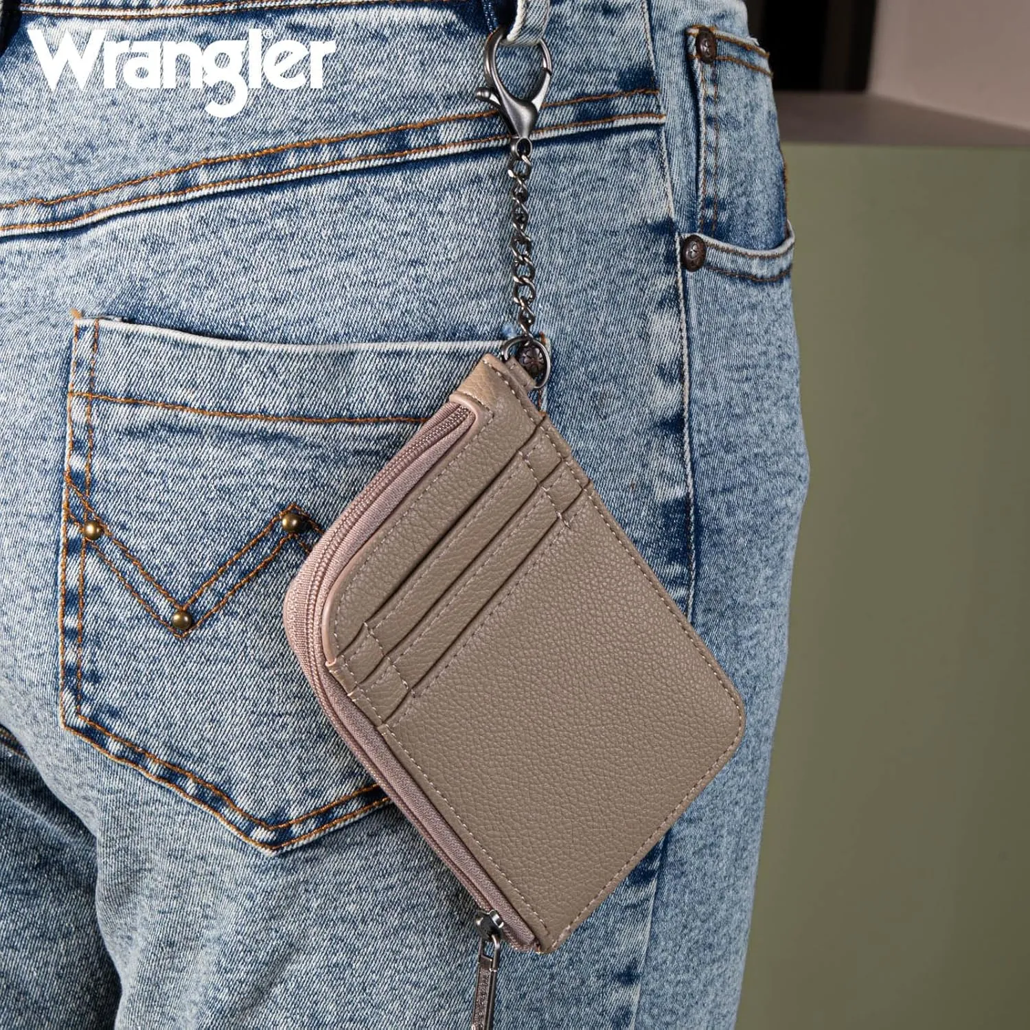 Wrangler Purse Medium Tote Bags for Women with Card Holder Wallet Satchel Top-handle Handbags