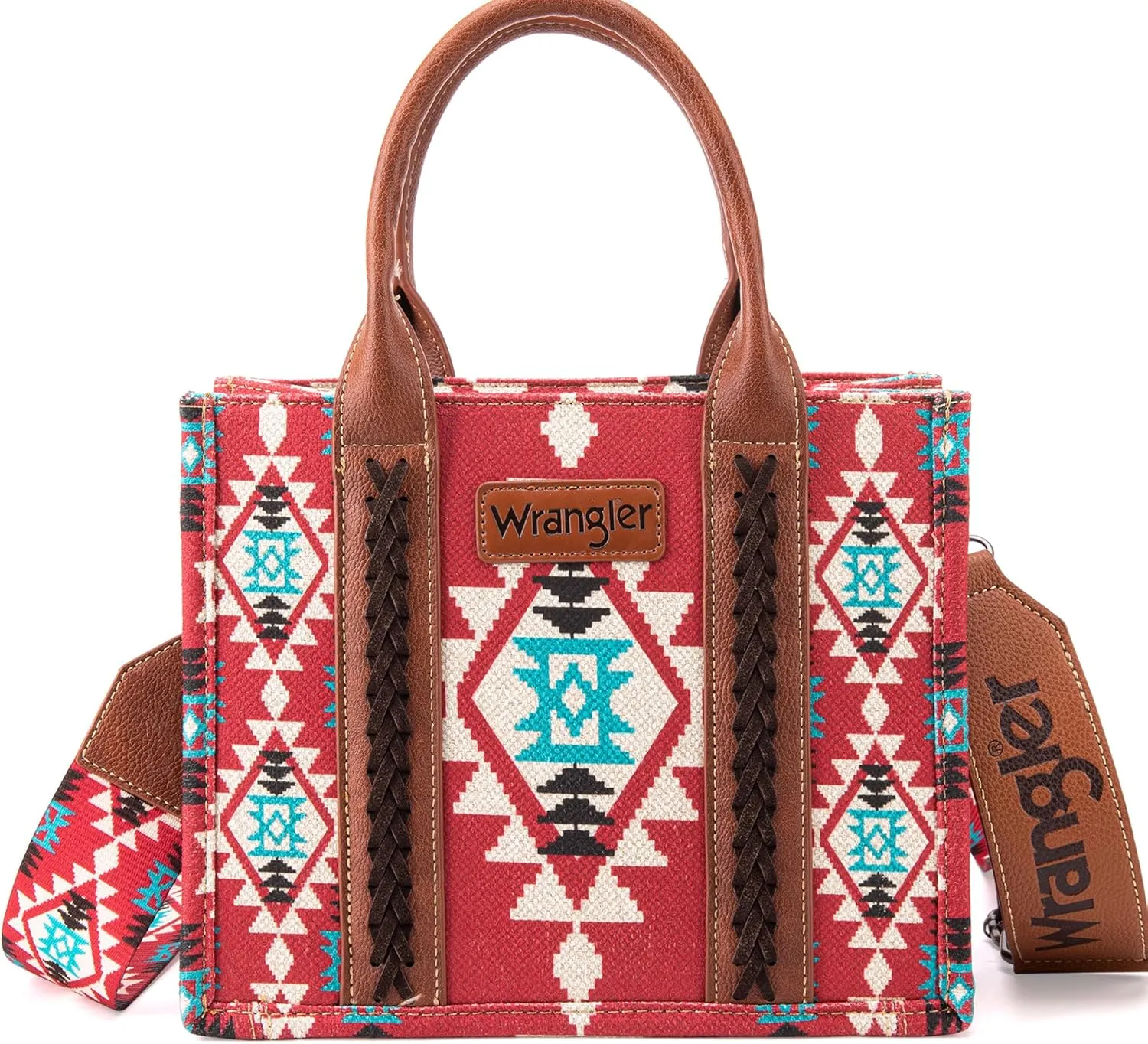 Wrangler Tote Bag for Women Western Purse and Aztec Satchel Handbag