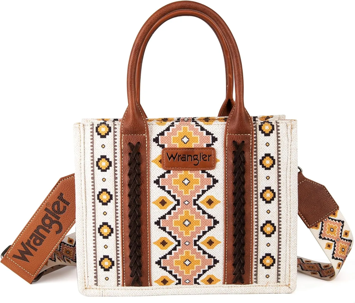 Wrangler Tote Bag for Women Western Purse and Aztec Satchel Handbag