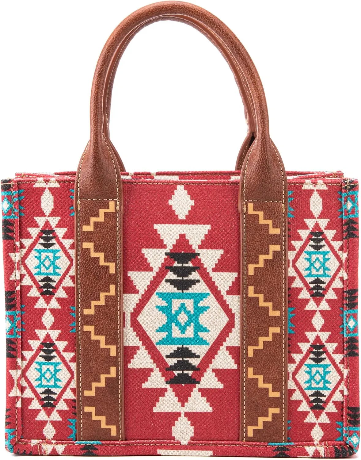 Wrangler Tote Bag for Women Western Purse and Aztec Satchel Handbag