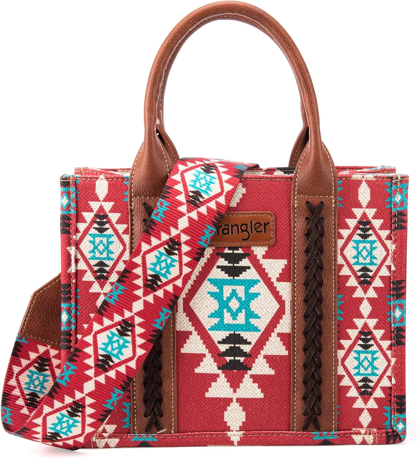 Wrangler Tote Bag for Women Western Purse and Aztec Satchel Handbag