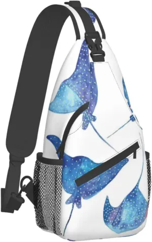 WURTON Programmer Programming Code Print Trendy Casual Daypack Versatile Crossbody Backpack Shoulder Bag Fashionable