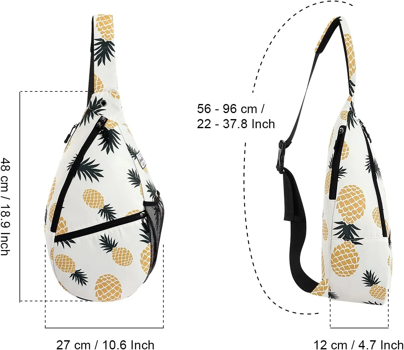 XEYOU Unisex Sling Bag Multipurpose Crossbody Shoulder Bag Travel Chest Pack for Men Women Lightweight Casual Daypacks