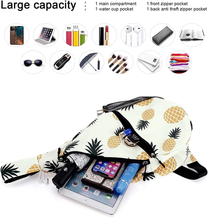 XEYOU Unisex Sling Bag Multipurpose Crossbody Shoulder Bag Travel Chest Pack for Men Women Lightweight Casual Daypacks