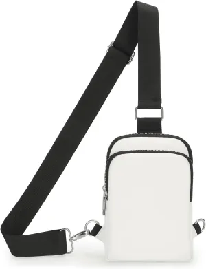 XZQTIVE Small Sling Bag for Women Men Mini Crossbody bags Trendy Lightweight Chest Bag Purse Fanny Pack for Travel