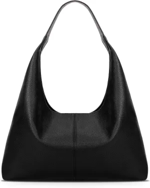 YFGBCX Slouchy Hobo Bag Vegan Leather Tote Bag for Women Burgundy Work Tote Bag College Hobo Handbag Red Shoulder Bag