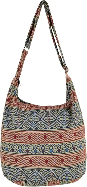 Your Cozy Hobo Sling Bags For Women Crossbody Bag Thai Top Handmade Shoulder Bag with Adjustable Strap