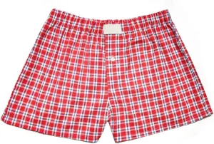 Yuemengxuan Y2k Plaid Shorts Baggy Boxer Shorts for Women Elastic Waist Casual Lounge Bottom Gingham Pajama Shorts Sleepwear