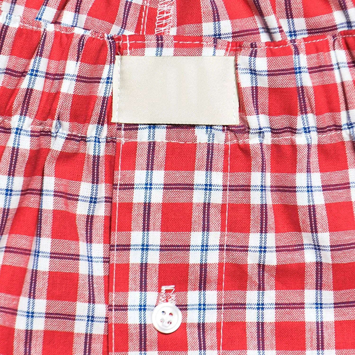 Yuemengxuan Y2k Plaid Shorts Baggy Boxer Shorts for Women Elastic Waist Casual Lounge Bottom Gingham Pajama Shorts Sleepwear