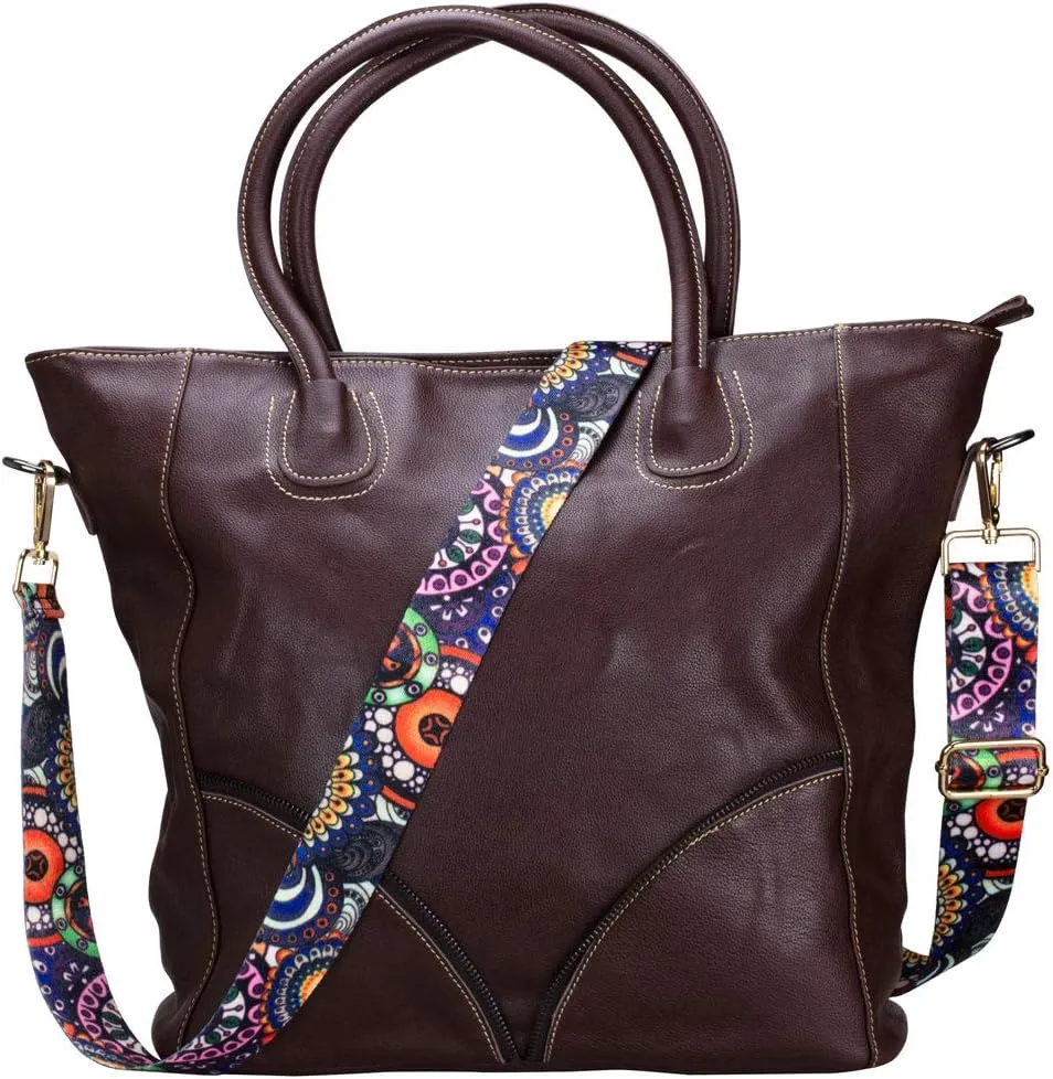 ZANQANO Crossbody Strap for Purses Replacement Adjustable Guitar Multicolor Style Handbag Straps