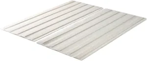 ZINUS Compack Fabric Covered Wood Slats, Bunkie Board, Box Spring Replacement, Natural, King