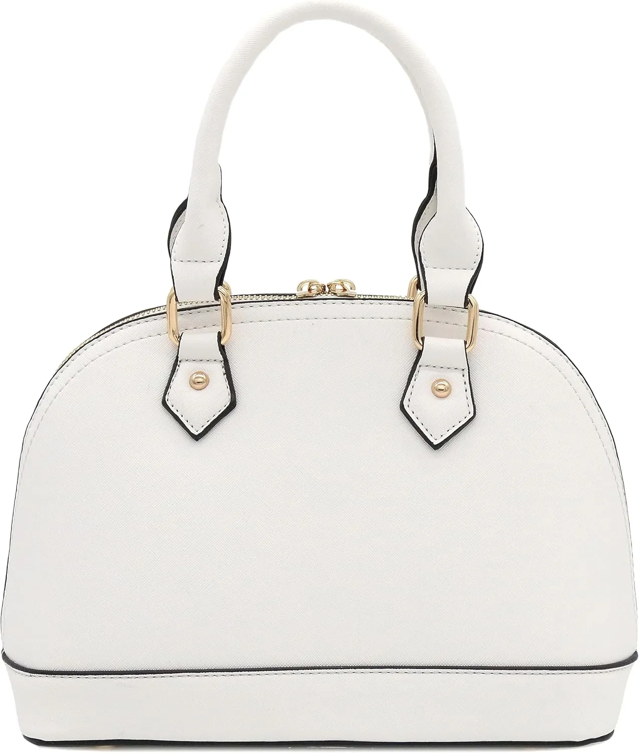 Zip-Around Saffiano Classic Dome Satchel