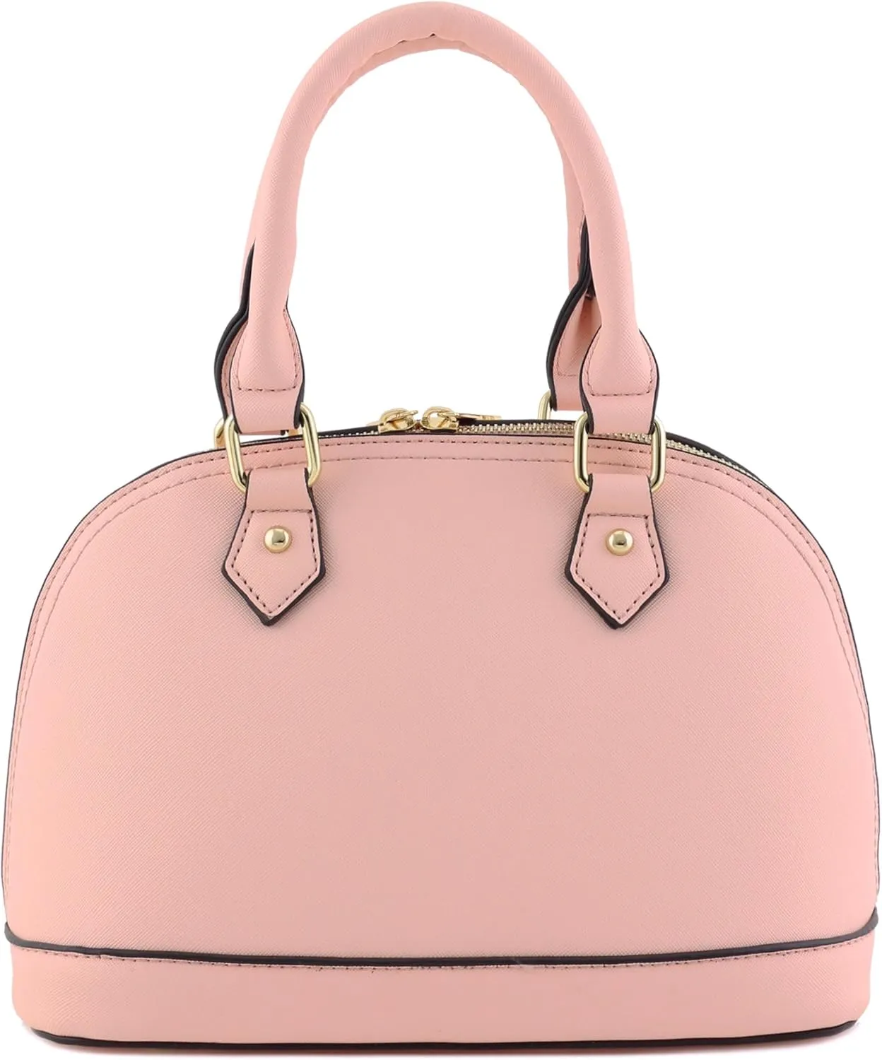 Zip-Around Saffiano Classic Dome Satchel