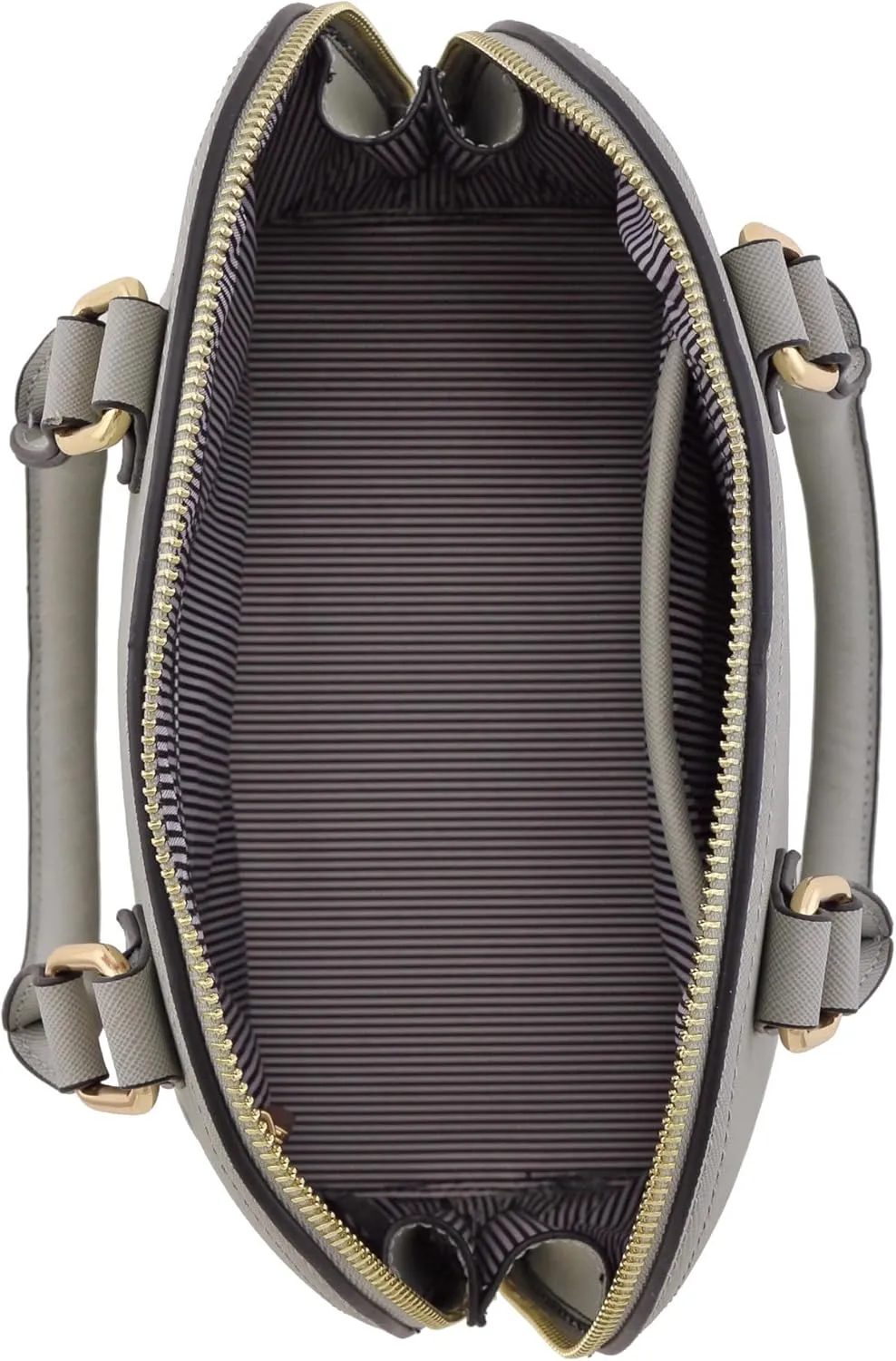 Zip-Around Saffiano Classic Dome Satchel