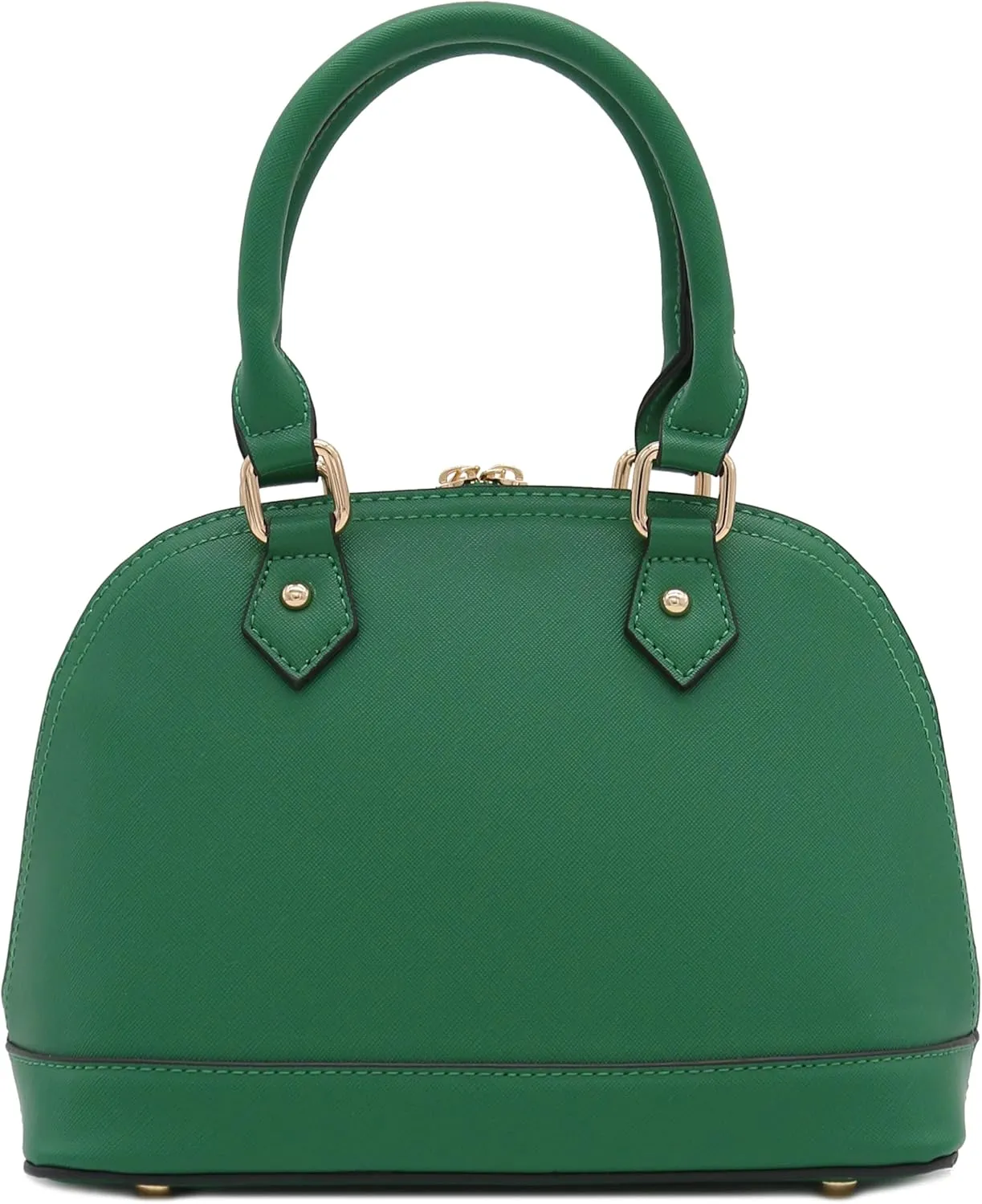 Zip-Around Saffiano Classic Dome Satchel