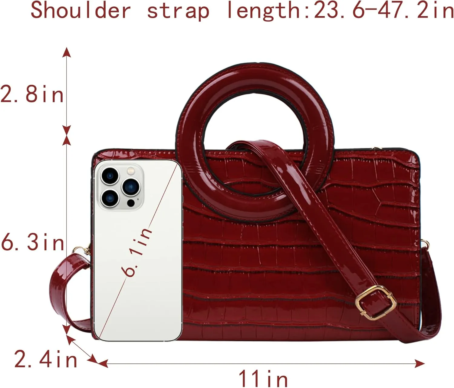 ZLMBAGUS Women Vintage Flap Tote Top Handle Satchel Handbags PU Leather Clutch Purse Shoulder Bag